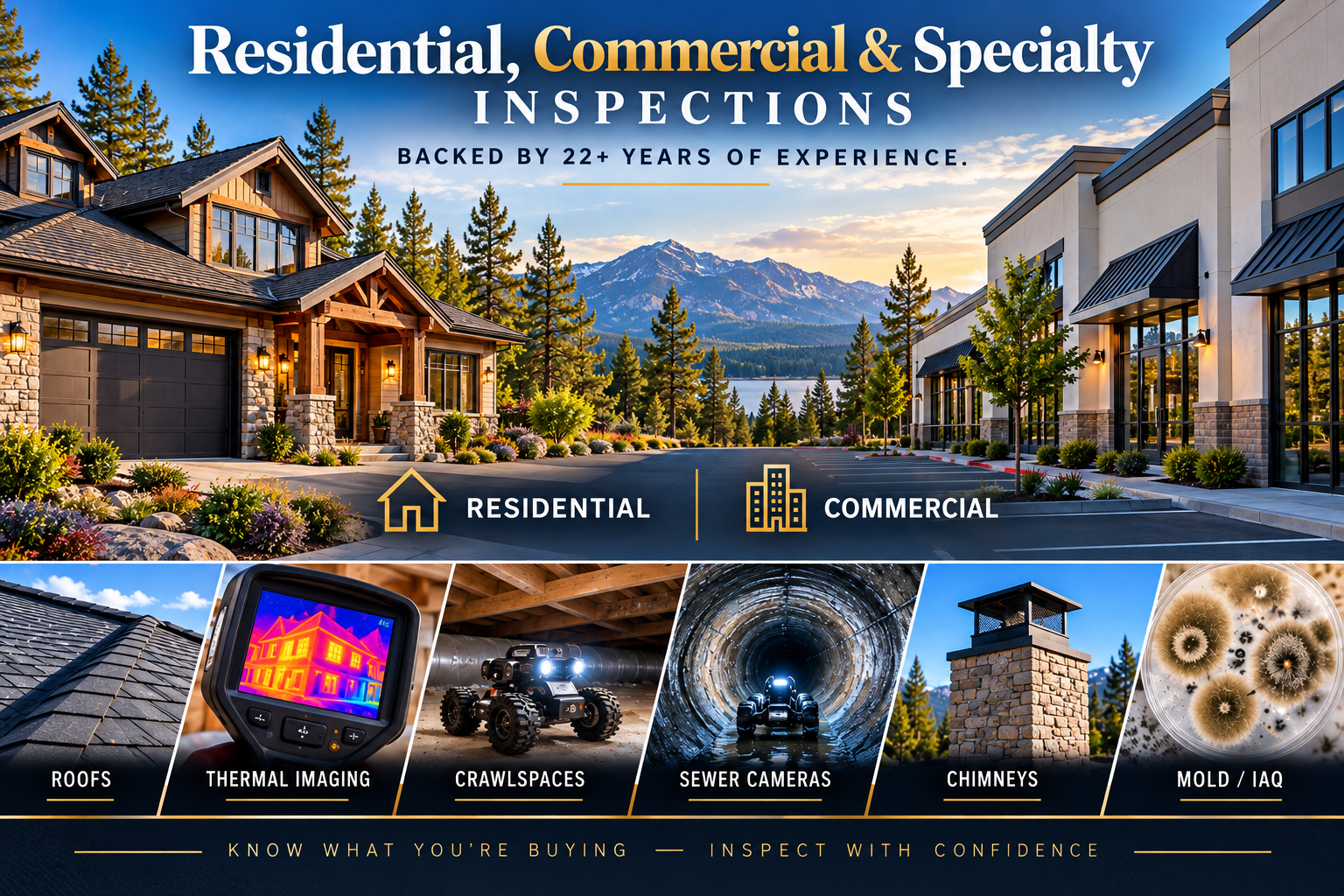 Residential, commercial and specialty property inspection services in Southern California